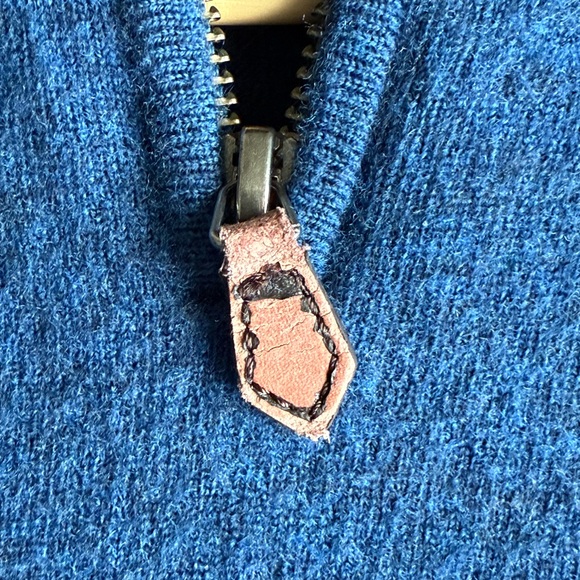 The Men's Store at Bloomingdale's Quarter Zip Merino Wool Sweater size M - Picture 9 of 11